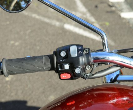 Simple cruise control setup controlled via one button.