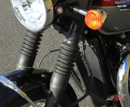 Rubber fork protectors.