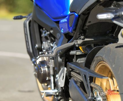 Weirdest looking pillion pegs ever!