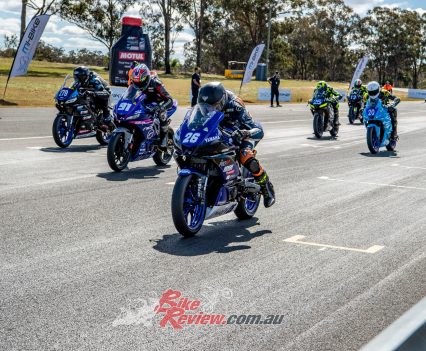 Extremely tight finishes are a theme at every round. It’s pulsating to the extreme, with riders often relegated from first to 10th in one corner and visa-versa at the next. It’s a case of blink and you’ll miss it.