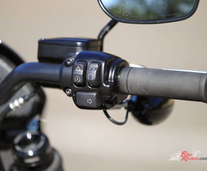 Right hand controls.