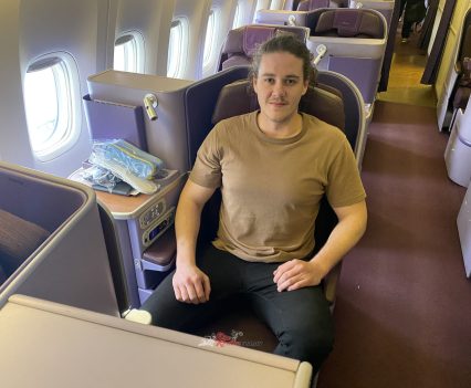 First-class, living large!