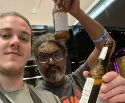 Nick consumed about 100 beers a night!