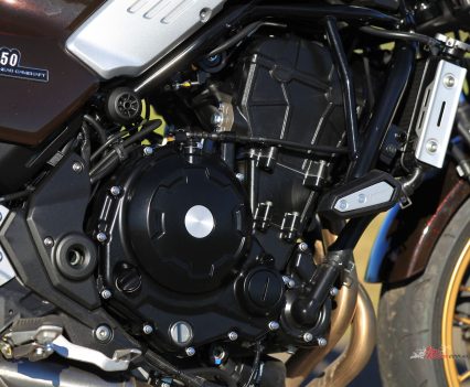 Rev-happy 650 parallel twin.