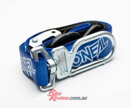 O'Neal Swivel Carabiner tie-down.