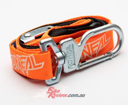 O'Neal Swivel Carabiner tie-down.