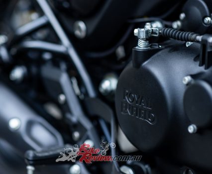 Royal Enfield badging.