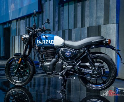 It's obvious that the bike is quite small. Despite Nick's giant statue, he said the bike was still comfortable!