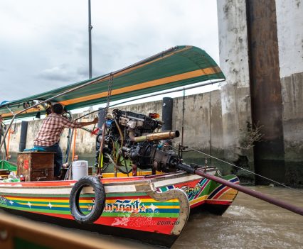 Bangkok long-boat tour.