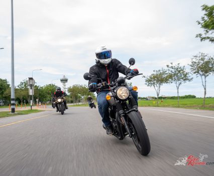 "The short wheelbase, revised rake and trail angles make a significant difference in heavy traffic and tight environments, and I found myself taking gaps that I’d never dream of on a bigger bike."