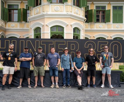 All the Aussies stuck together.