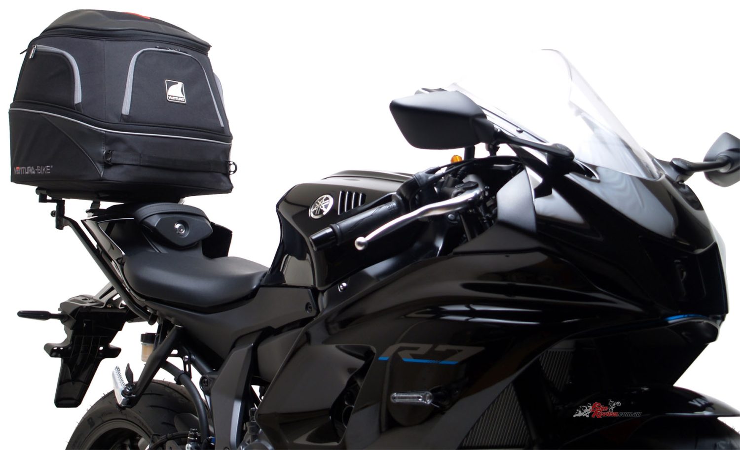 The 2022 Yamaha YZF-R7 is seen here fitted with the EVO-60 Kit. Matching the lines perfectly.