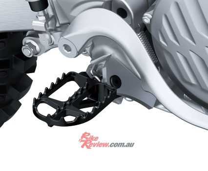 Lightweight footpegs.