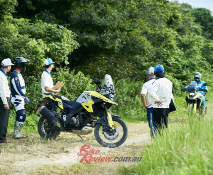2022 Suzuki V-STROM final testing.