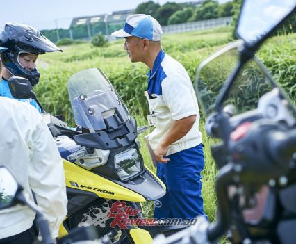 2022 Suzuki V-STROM final testing.