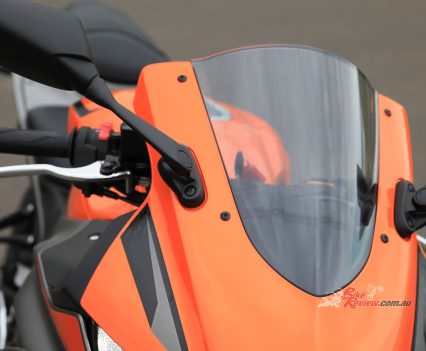 Wind tunnel tested windshield.