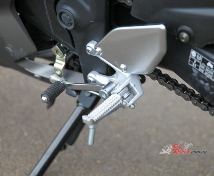 No-quick shifter as standard...