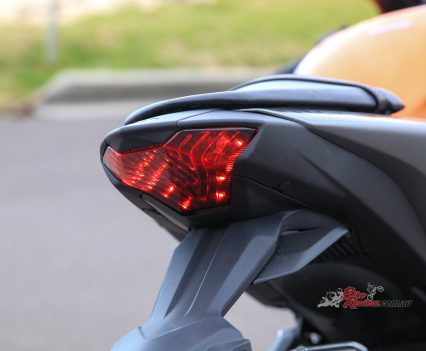 LED lighting front and rear.