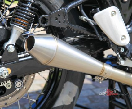 The Moto Torpedo mufflers made to Dave's spec sound incredible. We will have a video up at some stage.