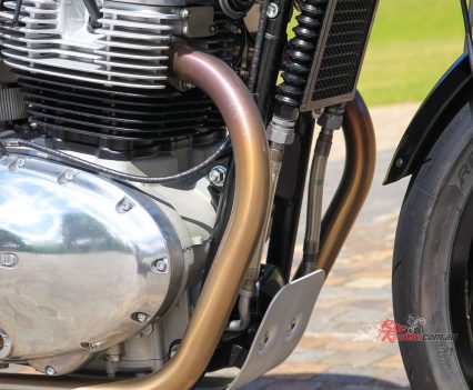 The original exhaust headers weigh a lot as they are double skinned.