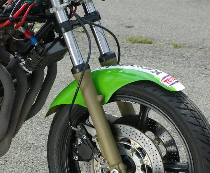 38mm Kawasaki telescopic forks.