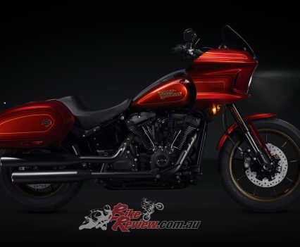 The Low Rider El Diablo motorcycle paint is hand-applied by the artisans at Gunslinger Custom Paint in Golden, Colo.