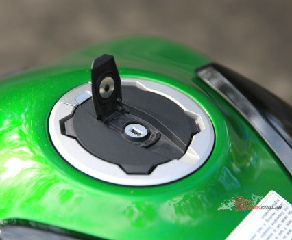 You'll still need to pull the key out to unlock the tank.