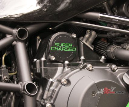 Cam driven supercharger.