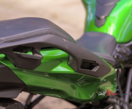 Set-up from the factory for panniers.