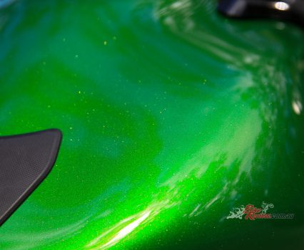 Explosive glitter paint.