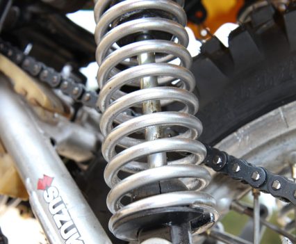 I rebuilt the shocks the best I could to keep it looking original.