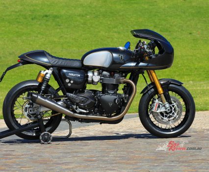 Dave's Triumph Thruxton TFC.