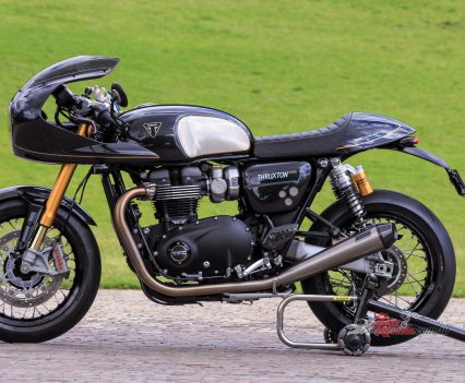 Dave's Triumph Thruxton TFC.