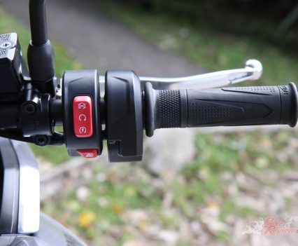 Right hand controls.