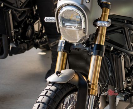 50mm upside-down forks.