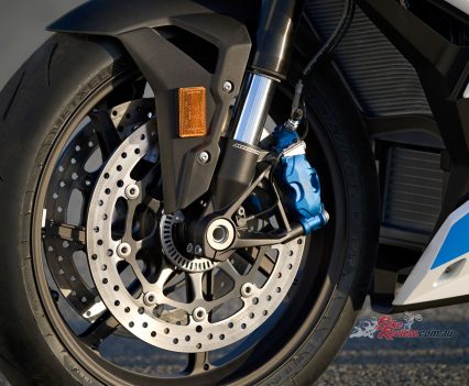 Two 320mm brake discs.