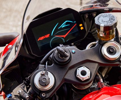 Updated triple-clamps.