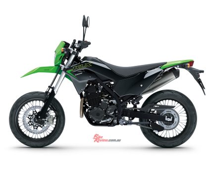 Road-orientated suspension settings and a large 300mm semi-floating petal disc at the front.