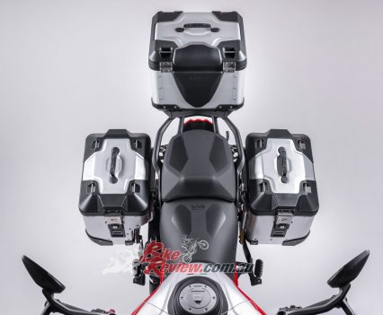 Purpose fit panniers.