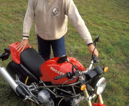 Galluzzi with the first Monster.