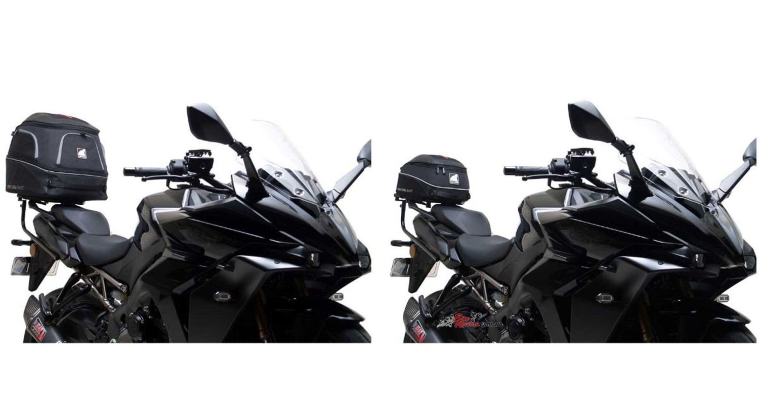 The Suzuki GSX-S1000GT 22'-23' is seen here fitted with the EVO-60 & EVO-12 Kit. Matching the lines perfectly.