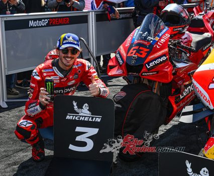 Last year, Bagnaia was on the podium and took the Championship lead that would lead to his first premier class crown on this very turf.