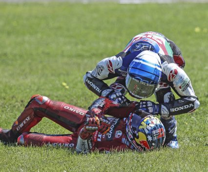 The Australian round wasn't to be for Miller, who was cruelly taken out by an overzealous Alex Marquez following a good start that saw him mixing it with the frontrunners.
