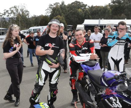 A very tired Team BikeReview!