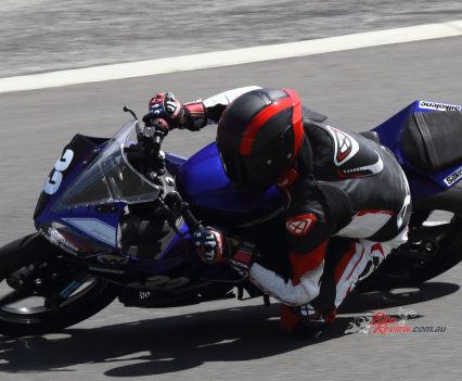 "Riding on track, I loved how much head movement I had, being able to tuck in and lift my head up without my neck getting sore riding all day from the padding being more flexible than what I'm used to."