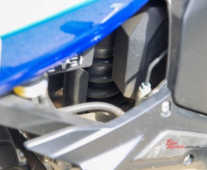 Paralever central spring strut.