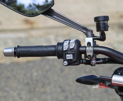 Right hand controls.