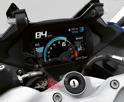 ECO mode can be activated via the full-colour TFT.