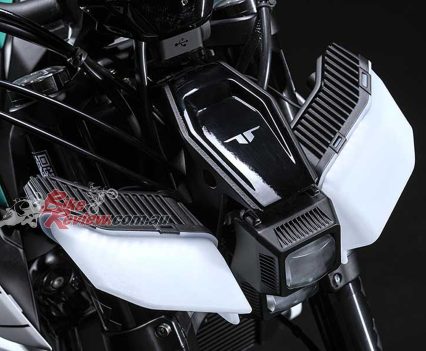 Minimalistic styling.