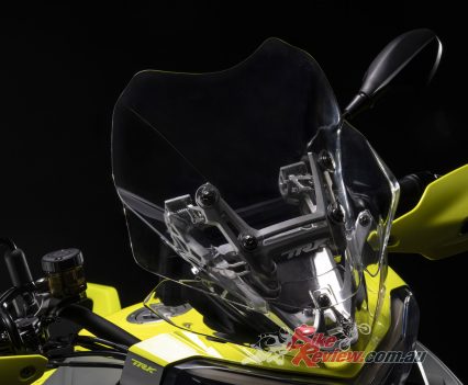 Adjustable Windshield.